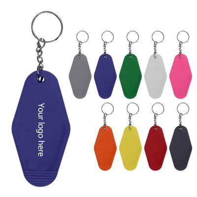 China Promotional OEM Logo Free Design Custom Keychain Promotion Gift Motel Style Key Ring As Gift for sale