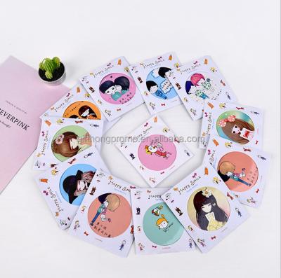 China Decorative Promotional Gifts Custom Makeup Contract Pocket Mirror for sale