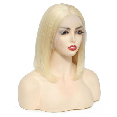 China 613#BLONDE Frontal Straight Hair WIG Straight Body Wave Lace Lead 13x4 Body For Black Women for sale