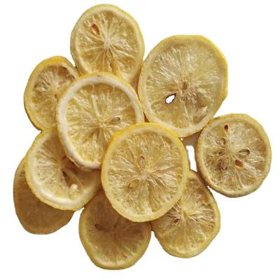 China Dried Dried Fruits Wholesale Customized Good Quality Freeze Dried Lemon Slice for sale