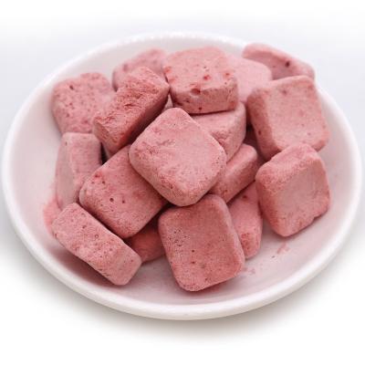 China Hot Selling Shopee Dry Yogurt Melt Cubed Freeze Dried Yogurt Cube Kiwi Fruit Pineapple Original Strawberry Blueberry Mango Yogurt for sale