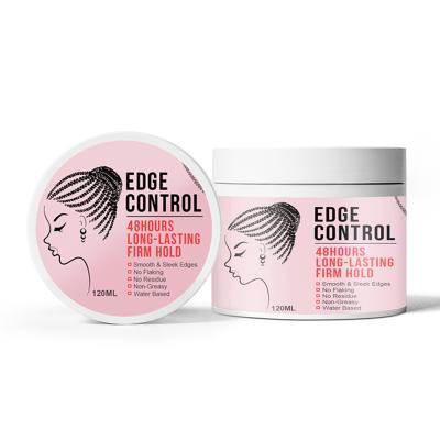 China Private Label Hold 4C Hair Edge Control Braiding Gel Custom Strong Alcohol Free Hair Styling Gel for sale