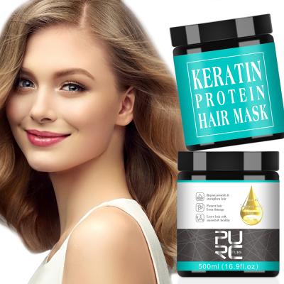 China Hair-Repair Factory Care Hair Mask Keratin Protein Treatment Deep Repairs Nourish and Strengthen Hair Mask Leaves Hair Softly Shiny Smooth for sale