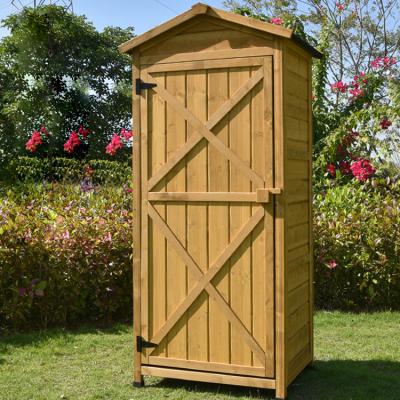 China Easily Assembled Factory Customized Outdoor Rainproof Anti-Corrosion Wooden Garden Storage Shed for sale