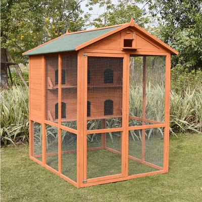 China Breathable Custom Outdoor Wooden Pigeon Loft for sale