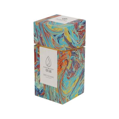 China Household Recyclable Customized Automotive Aromatherapy Oils Packaging And Base Box Lid Paper Box for sale