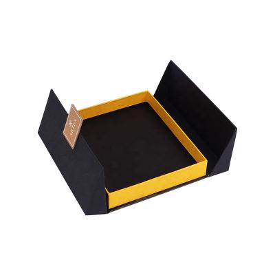 China Recyclable Open Flip Gift Box Right And Creative Personalized Clamshell Packaging Boxes Custom Logo for sale