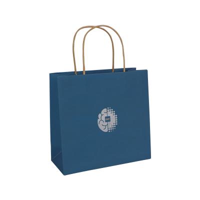 China Recyclable Custom Shopping Paper Bags With Handle Apparel Gifts Paper Bags With Your Own Logo for sale