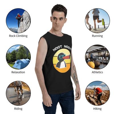 China Retro Anti-Pilling Casual Gym Running Training Vest Slim Mens Tank Top for sale