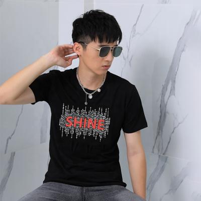 China parride Customized Letter Printed Mens Summer Round Neck T-Shirt for sale