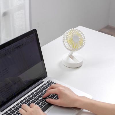 China Foldable Portable Fan Battery Charging Cooling Portable Electric Hand Mini Fans Foldable USB Rechargeable Fan for sale