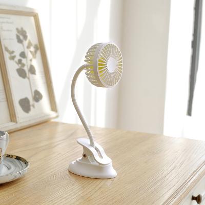 China Mini Clip-On Fan With Rechargeable 2000mAh Battery 2000mAh Battery Portable Charging Adjustable Telescopic Fan Handheld Fan USB for sale