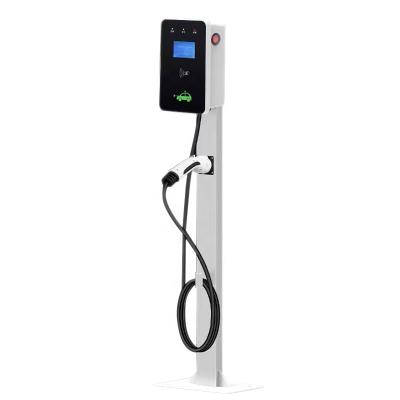 China New Energy Type 2 IEC62196 Floor-Mounted Automobile Charging Pile 7Kw 11Kw 22Kw Car Charging Station AC EV Wallbox WFEVC2002 for sale