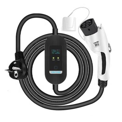 China Charge EV Car 16A 32A AC Portable EV Charger Level 2 3.5Kw 7Kw 11Kw EV Charger for Electric Vehicle Car Charger Type 2 IEC62196 Type 1 J1772 for sale