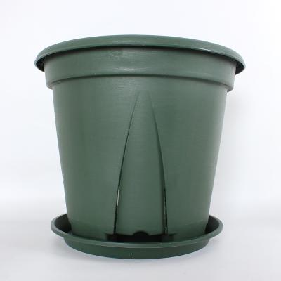 China Modern Outdoor Garden Round Plastic Flower Planter Pots For Sale for sale