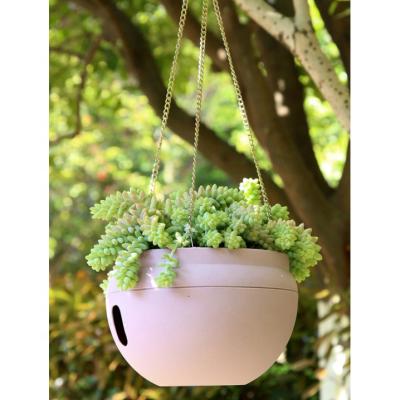 China Plants planting gardening products hanging basket flower pot balcony plant nursery colorful hanging pots for sale for sale