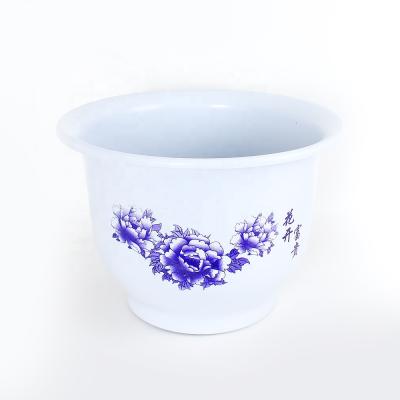 China Chinese Style Flowerpot Indoor Home Garden Decoration Flower Plants Pots Plastic for sale