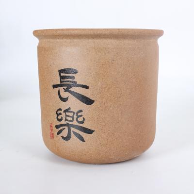 China Factory Direct Sale Chinese Green Breathable Clay Nursery Pot Planter For Indoor Outdoor Plant for sale