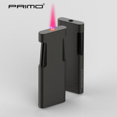 China Smoking Lighter Our Logo Windproof Jet Cigarette Torch Wholesale Custom Cigar Lighter Vacuum Gas for sale