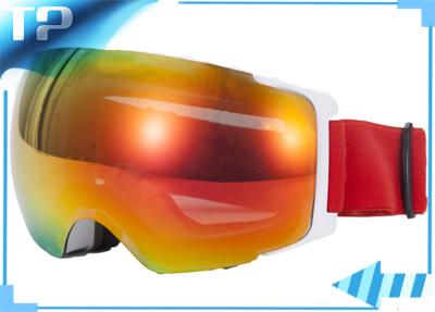 China Colorful Prescription Ski Goggles / OTG Snowboard Goggles Magnet Lenses for sale