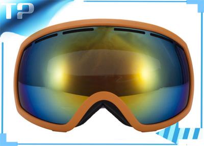 China Spherical Clear Lens Womens Reflective Ski Goggles  For Snow Boarding for sale