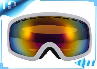 China Colorful Prescription OTG Snowboard Goggles / Over Glasses Ski Goggles For Adult for sale