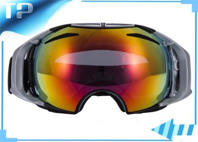 China Liquid Image Black Ladies Designer Ski Goggles Magnet With Glasses Frame for sale