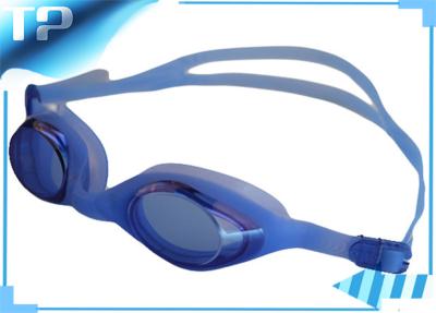 China Unisex Blue Optical Prescription Swim Goggles For Kids SGC / CE for sale