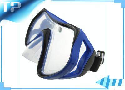 China Bifocal Bule Prescription Diving Mask / Bifocal Scuba Mask With Customized Logo for sale