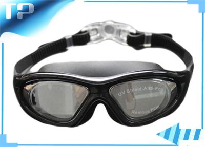 China Safety Buckle Mirrored Custom Childrens Swimming Goggles With Big View for sale