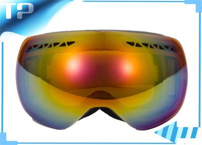 China Rainbow Coating Womens REVO Custom Snow Goggles Anti - Stratch With Double Lens for sale