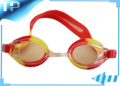 China Silicon Prescription Racing Swimming Goggles For Kids / Clear Swim Glasses for sale