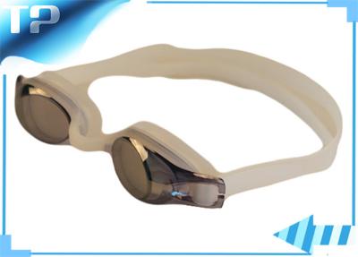 China PC Lense Optical Junior Swimming Goggles / Flexible Swimming Glasses for sale