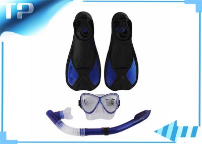 China Adult Water Sport Blue Junior Training Swimming Fins TPR Silicone for sale