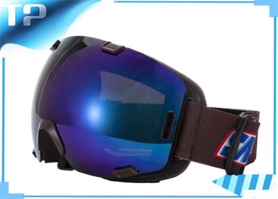 China Snowboard Replaceable Skiing Otg Snow Goggles Fashion PC Lens Blue Black for sale