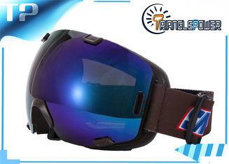 China Tinted Reflective Low Light Ski Goggles Photochromatic Double Lens for sale