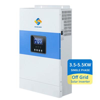 China Can achieve output 3KW 5KW 6KW 5000W three phase DC to AC 220v 24V 48V hybrid solar power inverter for sale