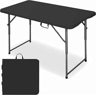 China Modern Factory Direct Sale 4FT Small Portable Compact Card Table for Camping, Crafting or Indoor & Outdoor Use for sale