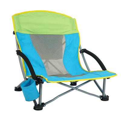 China Traditional wholesale custom lightweight durable lounge outdoor camping fishing folding aluminium beach chair for sale