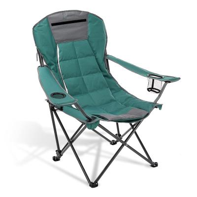 China Modern Wholesale Price Portable Folding Beach Chair Camping Chair Adjustable Recline Cup with Holder for sale