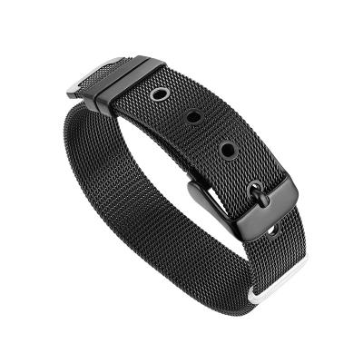 China Trendy Fashion Adjustable Belt Buckle Stainless Steel Bracelet for sale