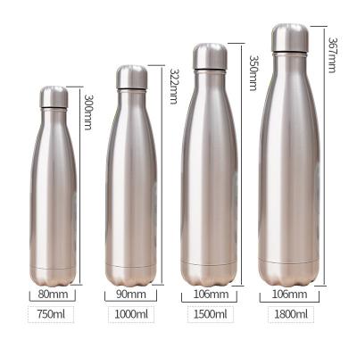 China Custom Logo 304 Stainless Steel PORTABLE Custom Vacuum Printed Cola Bottle Wall Sports Double Travel Outdoor Portable Water Bottle for sale