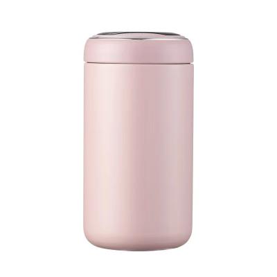 China Display Temperature 316 Stainless Steel Portable Smart Vacuum Insulated Cup Pocket Bottle for sale