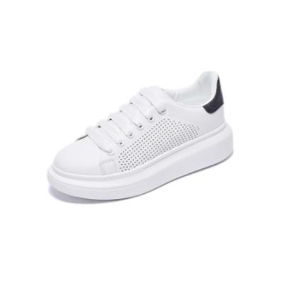 China Running zapatos non-slip casual sneakers, thick bottom breathable EVA Brand new women's style white shoes for sale