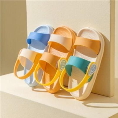 China Fashion Soft Indoor Outdoor Infant Children Summer Lightweight Toddler Kids Flat Bottom Shoes Breathable Sandals With Boy Girl for sale