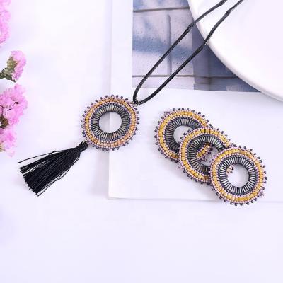 China New fashion rhombic miyuki seed beads charms wholesale connectors for bracelets making jewelry for sale