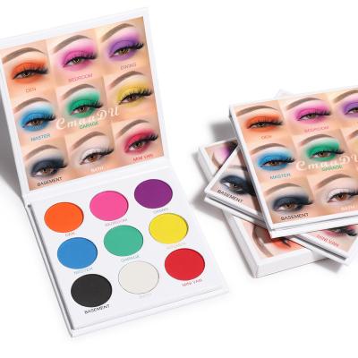 China Waterproof Factory New Wholesale Custom Design Printing Empty Cosmetics Cosmetics Eyeshadow Palette for sale