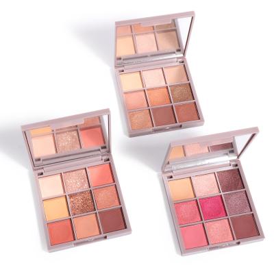 China Cosmetics Maquillaje Al Por Al Mayor Para Vendor Eyeshadow Palette 9 Color Waterproof Eyeshadow Palette for sale