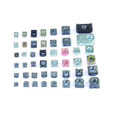 China New Brand Factory Supplier Factory Supplier Automotive Square Weld Nuts Square Weld Nuts Cold Heading Square Weld Nuts Steel Nuts for sale