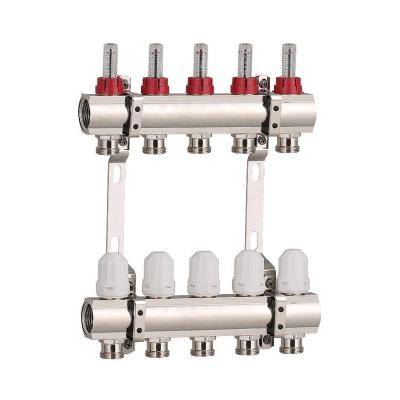 China Modern Wholesale Pex Manifold 5 Way Water Manifold Hot Water Manifold For Heating System for sale